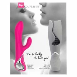 Cheapest ⭐ Best Couples Sex Toys Lovers Premium – Venus And Vulcan Couples Set Pink & Grey ❤️