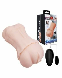 Cheap 🎁 Crazy Bull – Soft Vagina Masturbator With Vibration 🛒