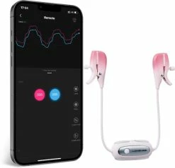 Deals 🎁 Camming Sex Toys For Him Lovense – Gemini App Controlled Vibrating Nipple Clamps 🔔