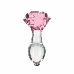 Best deal ✨ Pillow Talk – Rosy Luxurious Glass Anal Plug With Bullet ⌛