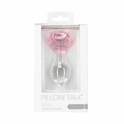 Best deal ✨ Pillow Talk – Rosy Luxurious Glass Anal Plug With Bullet ⌛ -Male Masturbators Shop unnamed file 1556